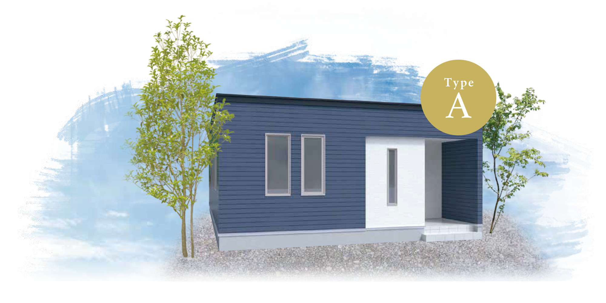 HIRAYA - リビングがメイン動線の平屋タイプ規格住宅。