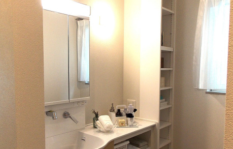 洗面所改修工事